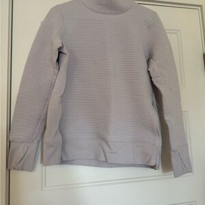All in Motion Women's Light Purple Ribbed Turtleneck Sweater